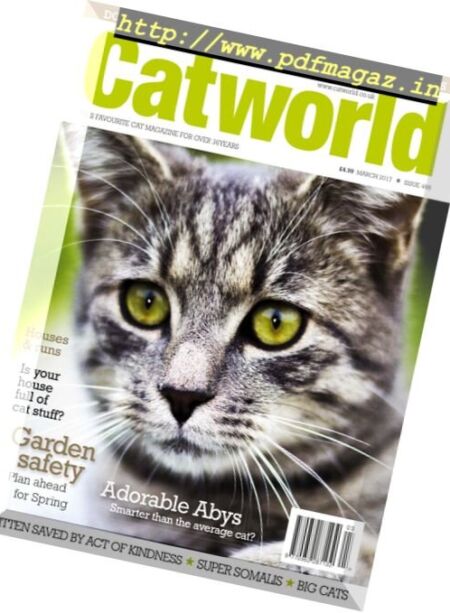 Cat World – March 2017 Cover