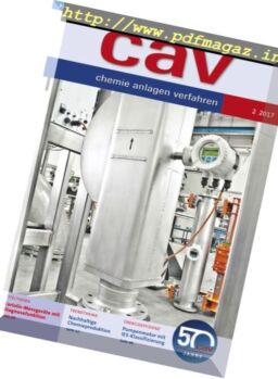 CAV Chemie Anlagen Verfahren – Nr.2, 2017