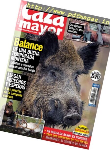 Caza Mayor – Marzo 2017 Cover