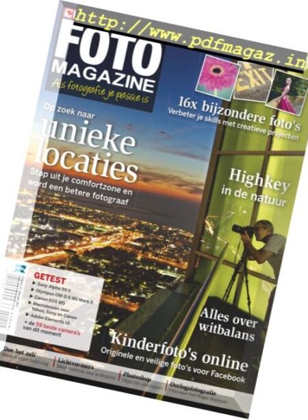 Chip Foto Magazine Netherlands – Uitgave 93, 2017 Cover