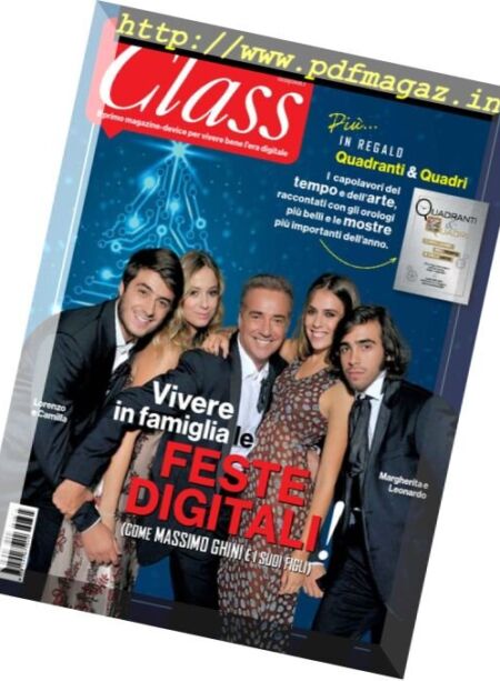 Class Italia – Dicembre 2016 Cover