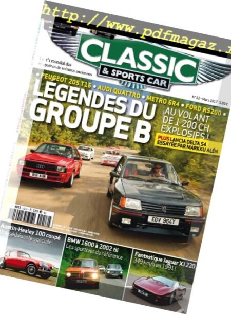 Classic & Sports Car France – Mars 2017 Cover