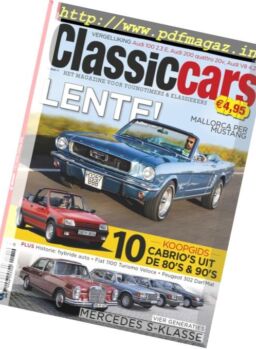 Classic Cars Netherlands – N 19, 2017