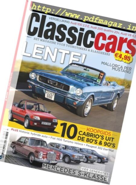 Classic Cars Netherlands – N 19, 2017 Cover