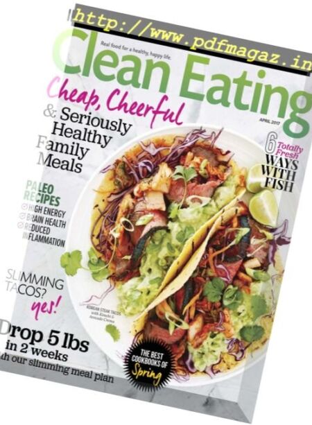 Clean Eating – April 2017 Cover