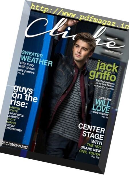 Cliche Magazine – December 2016 – January 2017 Cover