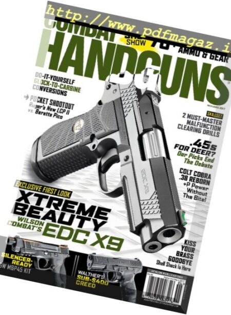 Combat Handguns – May-June 2017 Cover