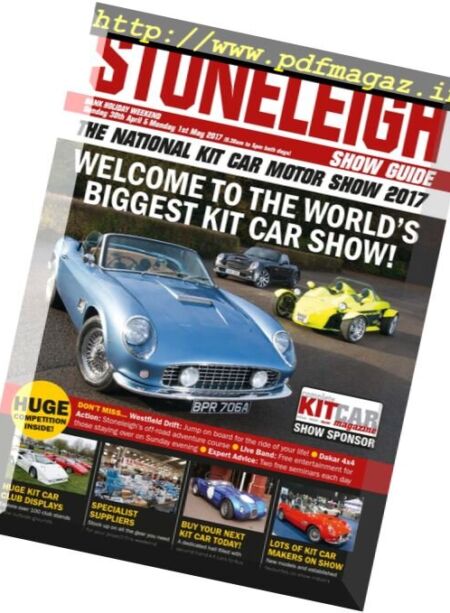 Complete Kit Car Motor Show – Stoneleigh 2017 Cover
