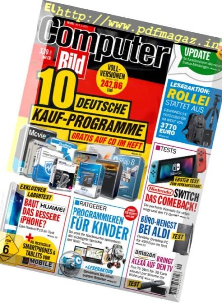 Computer Bild Germany – 4 Marz 2017 Cover