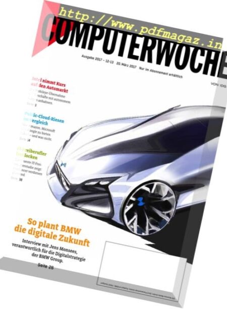 Computerwoche – 20 Marz 2017 Cover