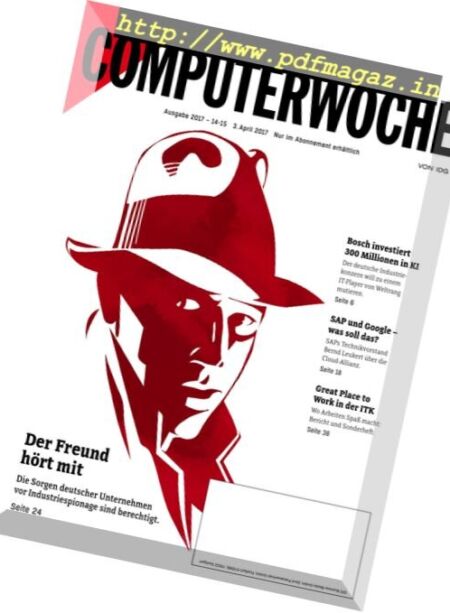 Computerwoche – 3 April 2017 Cover