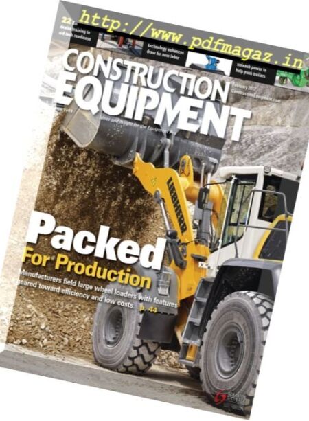 Construction Equipment – February 2017 Cover