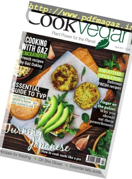 Cook Vegan – April 2017 Cover