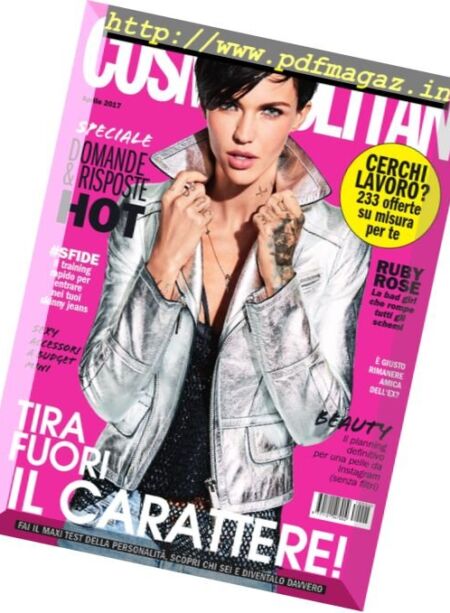 Cosmopolitan Italia – Aprile 2017 Cover