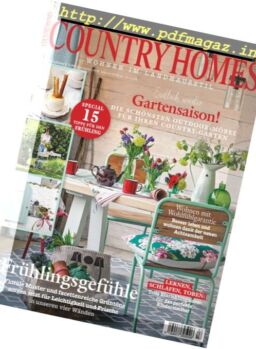 Country Homes – Marz-April 2017