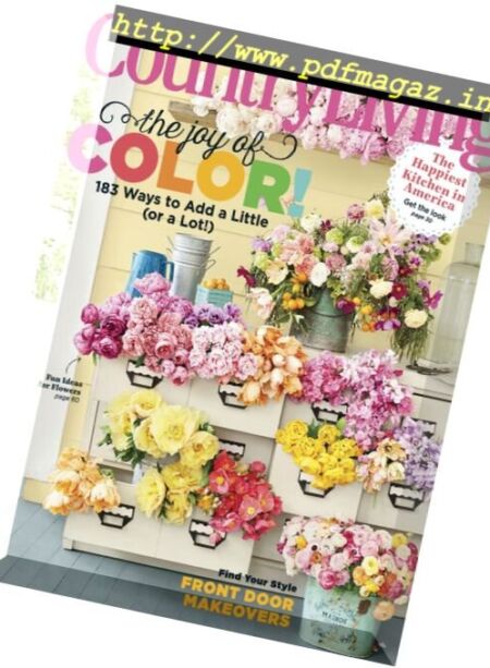 Country Living USA – April 2017 Cover