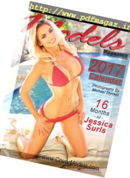 Cover Models Magazine – 16 Month of Jessica Surls – 2017 Calendar