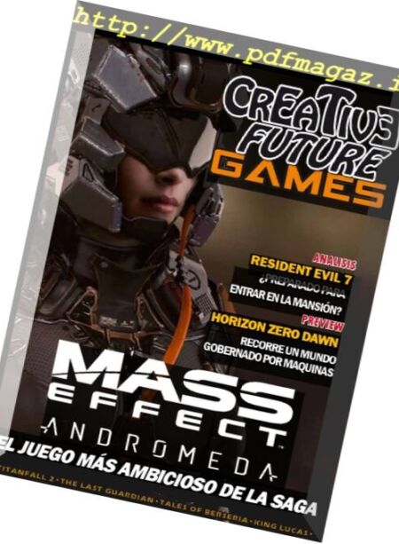 Creative Future Games – Marzo 2017 Cover