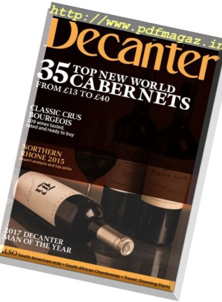 Decanter UK – April 2017 Cover