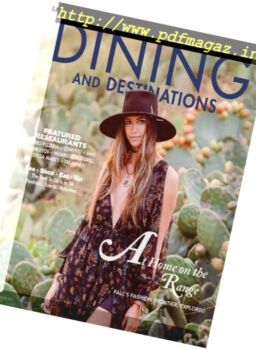 Dining and Destinations – Fall-Winter 2016-2017
