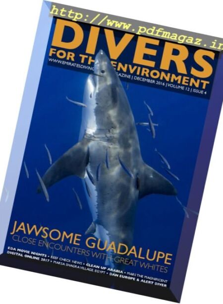 Divers For The Environment – December 2016 Cover