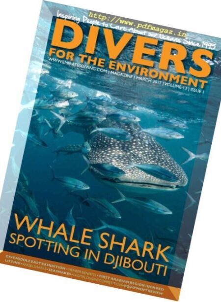 Divers For The Environment – March 2017 Cover