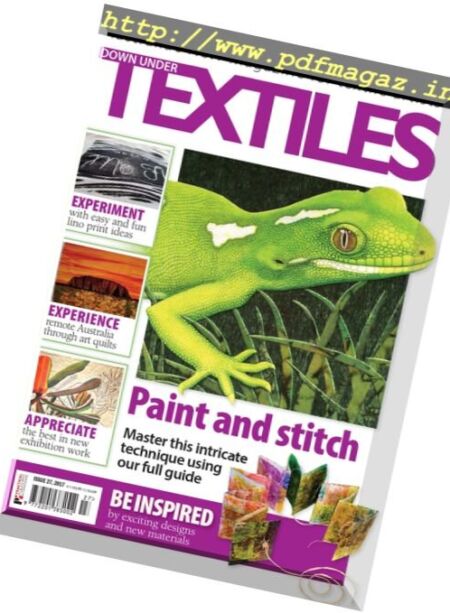Down Under Textiles – Issue 27, 2017 Cover