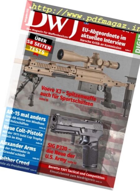 DWJ – April 2017 Cover