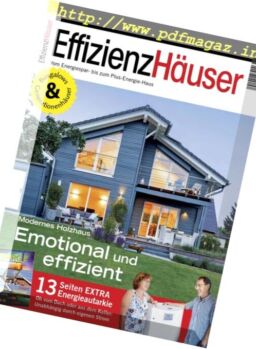 Effizienzhauser – April-Mai 2017
