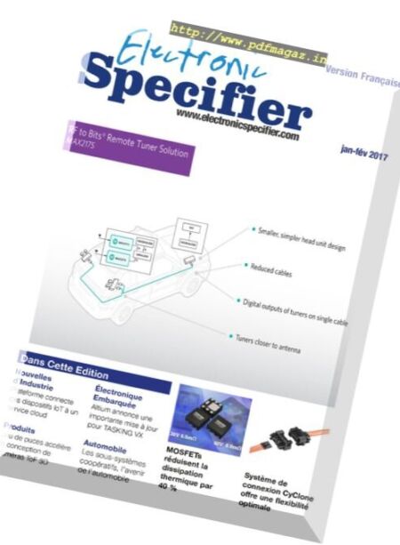 Electronic Specifier France – Janvier-Fevrier 2017 Cover