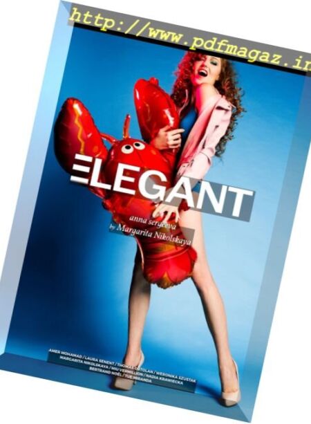 Elegant Magazine – Fashion N 11, January 2017 Cover