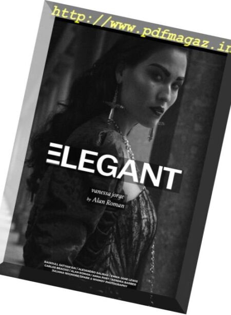 Elegant Magazine – Fashion N 14, January 2017 Cover