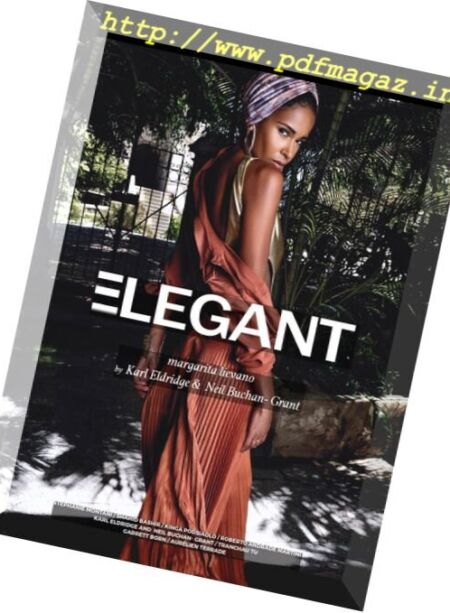 Elegant Magazine – Fashion N 5, January 2017 Cover