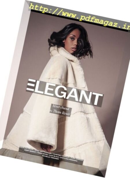 Elegant Magazine – Fashion N 8, February 2017 Cover