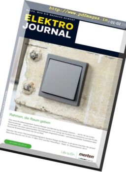 Elektro Journal – Januar-Februar 2017
