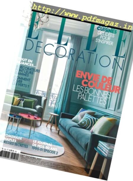 Elle Decoration France – Avril 2017 Cover