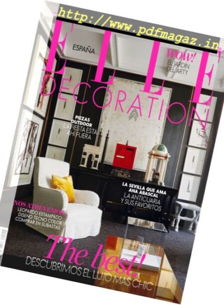Elle Decoration Spain – Abril 2017 Cover