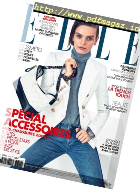 Elle France – 10 au 16 Mars 2017 Cover