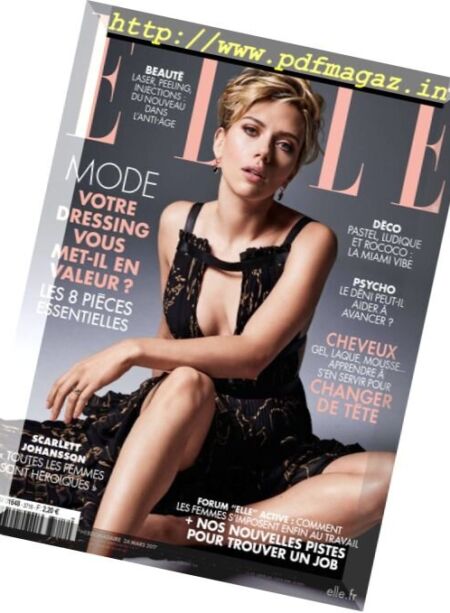 Elle France – 24 au 30 Mars 2017 Cover