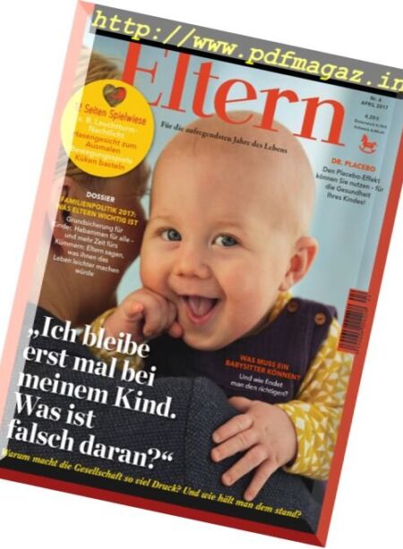 Eltern – Nr.4, April 2017 Cover