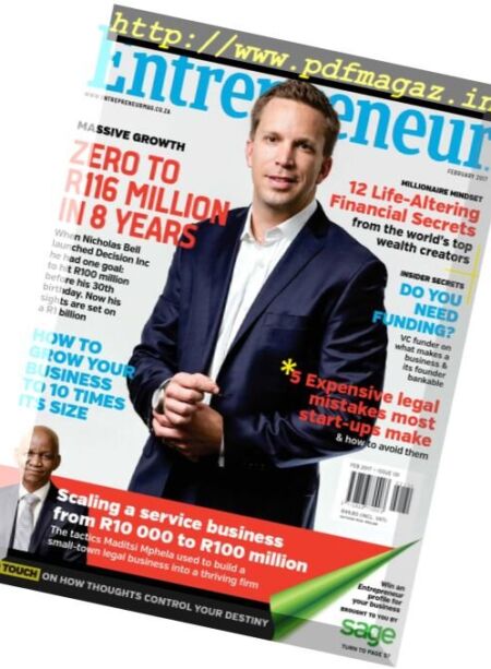 Entrepreneur South Africa – February 2017 Cover