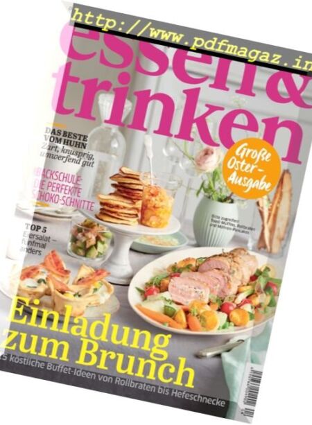 Essen und Trinken – April 2017 Cover