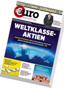 Euro am Sonntag – 25 Februar 2017