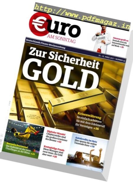 Euro am Sonntag – 25 Marz 2017 Cover