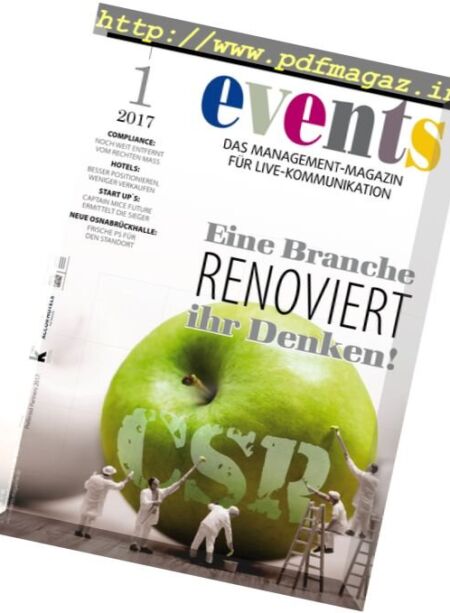 Events – Nr.1, 2017 Cover