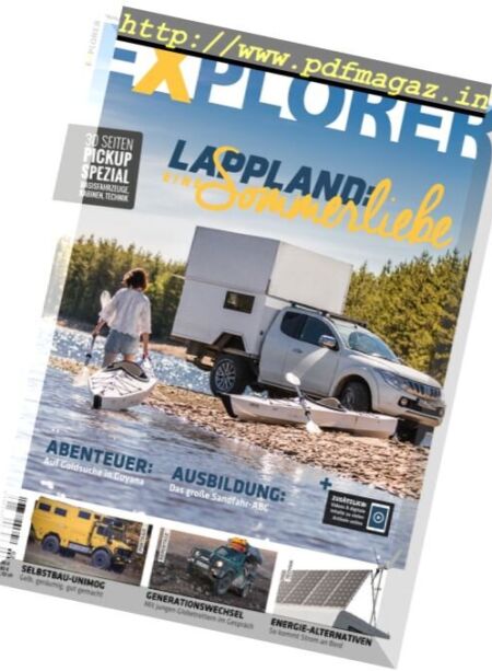Explorer – Fruhling 2017 Cover
