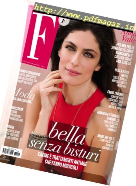 F – 8 Marzo 2017 Cover
