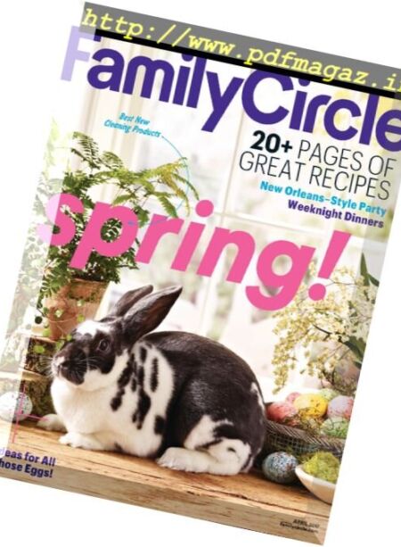 Family Circle – April 2017 Cover