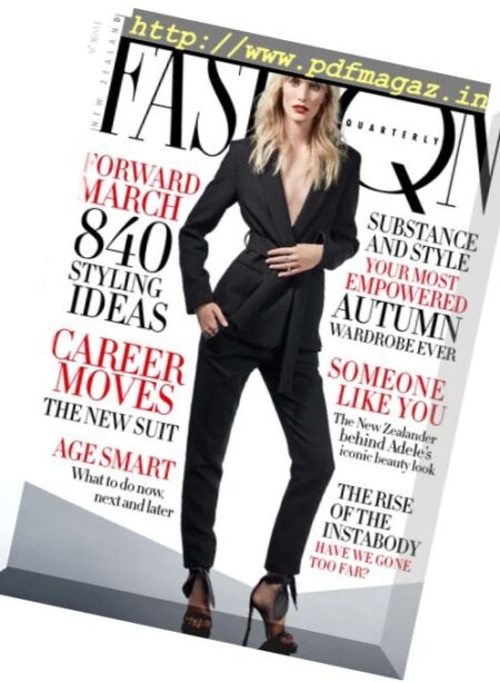 Fashion Quarterly – Autumn 2017 Cover