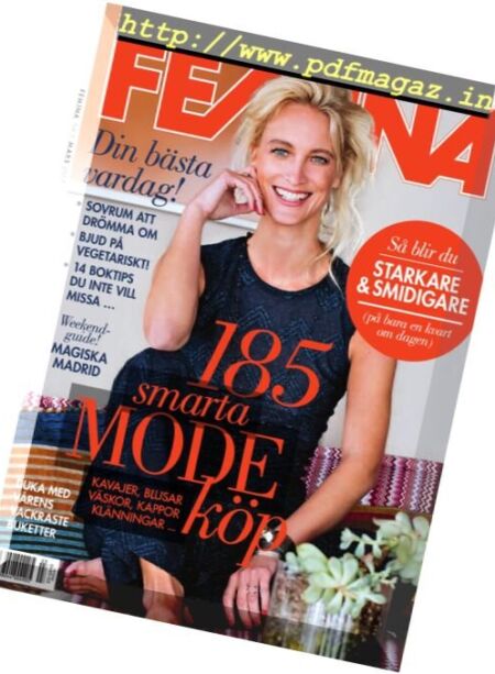 Femina Sweden – Mars 2017 Cover